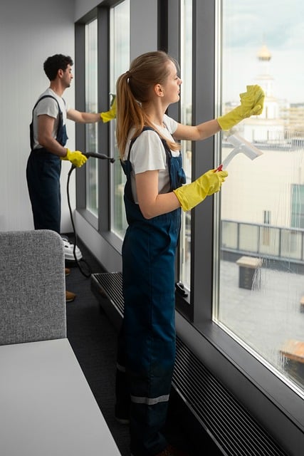 Commercial office cleaning